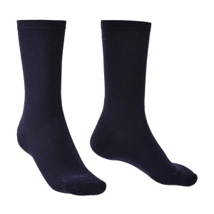 Bridgedale Base Layer Thermal Liner Twin Pack Sock - Navy