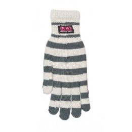 Heat Machine Women's Thermal Gloves - White/Grey  