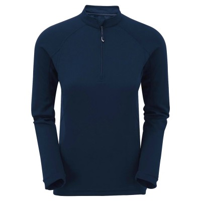 Keela Men's ADS Long Sleeved Zip Top - Navy