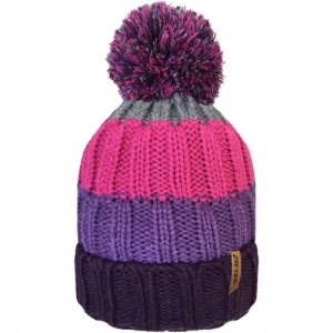 Bartleby  Chunky Knit Thermal Lined Bobble Hat