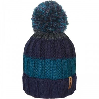 Bartleby Chunky Knit Thermal Lined Bobble Hat