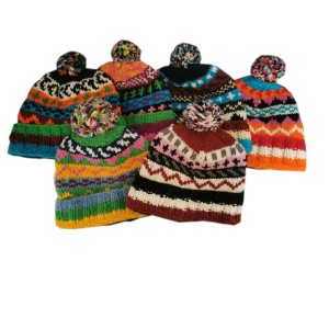 Bartleby Nepalese Sherpa Lined Bobble Hat
