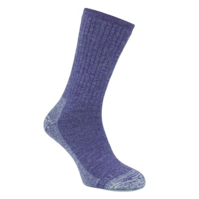 Silverpoint Alpaca Wool Hiker Socks - Blue