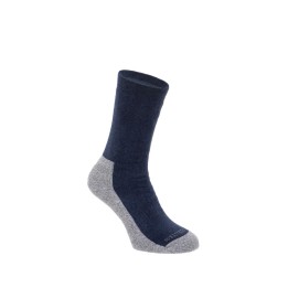 Silverpoint Kids Comfort Hiker Socks  - Denim/Grey