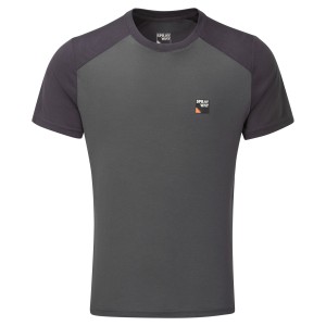 Sprayway Men's Logo Tee - Asphalt/Black