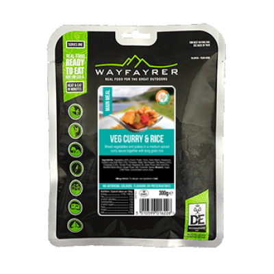 Wayfayrer Vegetable Curry & Rice 300g (Gluten Free & Vegan)